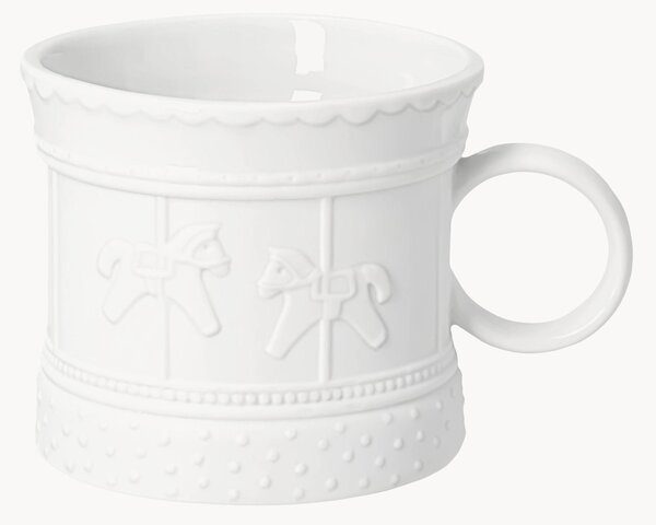 Ręcznie wykonany kubek z porcelany Carousel