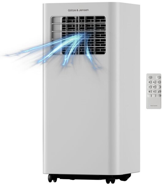 Klimatyzator przenośny GÖTZE & JENSEN AC9001 Timer Tryb Nocny Osuszanie Wentylator Biały