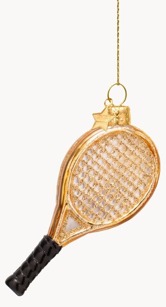 Ozdoba choinkowa ze szkła dmuchanego Tennis Racket