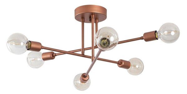 Lampa sufitowa w kolorze brązu 64x64 cm Flower – Opviq lights
