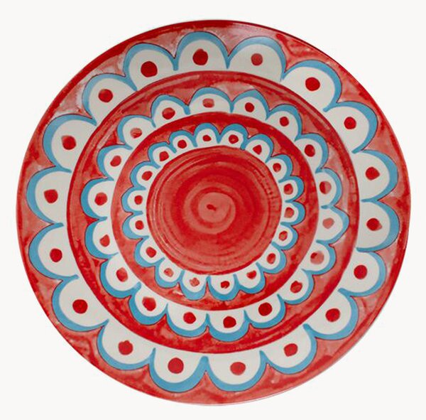 Komplet miseczek z porcelany Tangeri Red, 6 elem