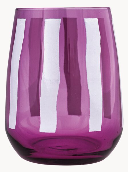 Komplet szklanek Purple Lotus, 6 elem