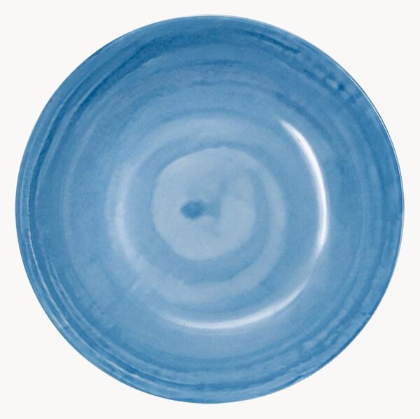 Komplet talerzy z porcelany Tangeri Blue, 6 elem