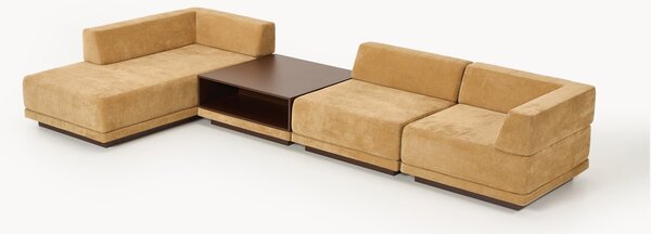 Narożna sofa modułowa ze stolikiem kawowym Colin (4-osobowa)