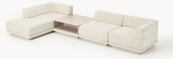 Narożna sofa modułowa ze stolikiem kawowym Colin (4-osobowa)