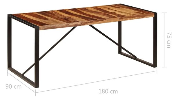 Jadalniany stół z sheesham 90x180 – Fulo 5X