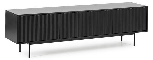 Czarna szafka pod TV 180x52 cm Sierra – Teulat