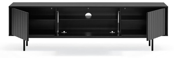 Czarna szafka pod TV 180x52 cm Sierra – Teulat