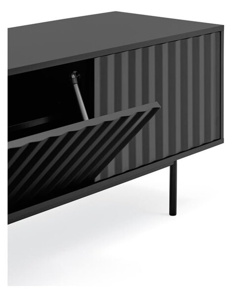 Czarna szafka pod TV 180x52 cm Sierra – Teulat
