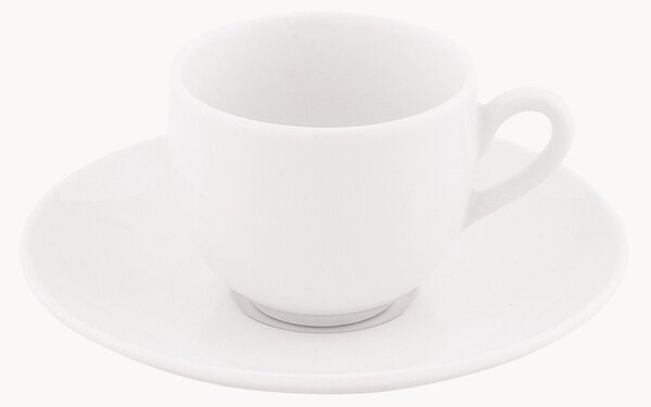 Komplet filiżanek ze spodkiem z porcelany Ala, 6 elem
