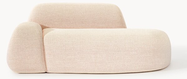 Sofa Bouclé z szezlongiem Wolke (2-osobowa)