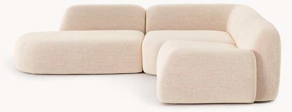 Narożna sofa modułowa Bouclé Wolke (4-osobowa)