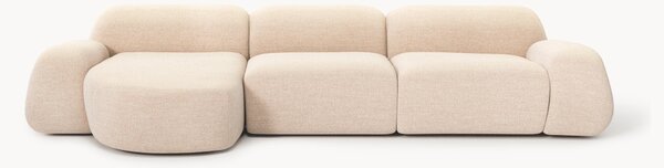 Narożna sofa modułowa Bouclé Wolke (4-osobowa)