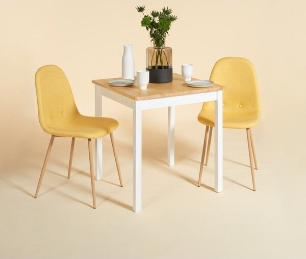 Zestaw 2 żółtych krzeseł Bonami Essentials Lissy