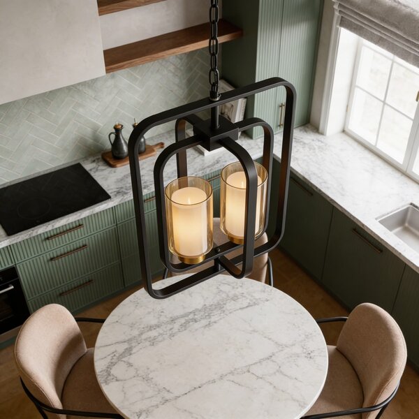 LAMPA WISZĄCA LOFT CHARNO-MOSIĘŻNA CHICAGO W2