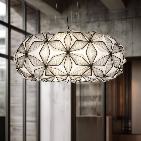 Slamp Lampa wisząca C'EST LA VIE, możliwość ściemniania, czarny, salon / jadalnia, tworzywo sztuczne, design