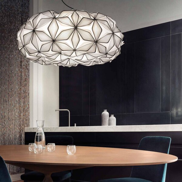 Slamp Lampa wisząca C'EST LA VIE, możliwość ściemniania, czarny, salon / jadalnia, tworzywo sztuczne, design