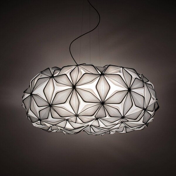 Slamp Lampa wisząca C'EST LA VIE, możliwość ściemniania, czarny, salon / jadalnia, tworzywo sztuczne, design
