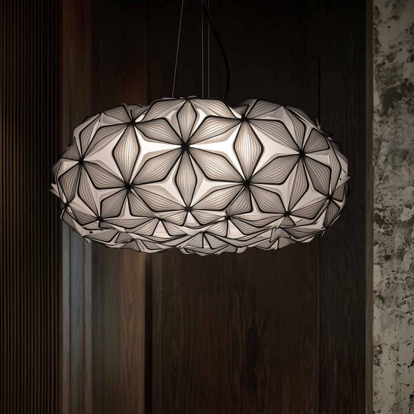 Slamp Lampa wisząca C'EST LA VIE, możliwość ściemniania, czarny, salon / jadalnia, tworzywo sztuczne, design