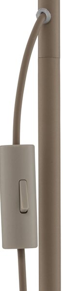 Lampa stojąca Elizabeth TK Lighting, kremowy / amber, salon / jadalnia, tkanina / materiał / jedwab, nowoczesny