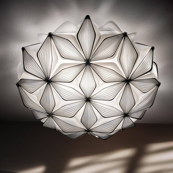 Slamp Lampa sufitowa C'EST LA VIE, możliwość ściemniania, czarny, salon / jadalnia, tworzywo sztuczne, design