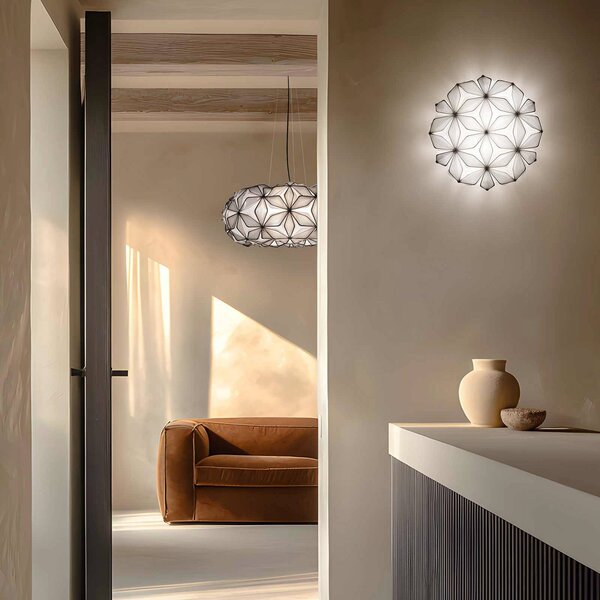Slamp Lampa sufitowa C'EST LA VIE, możliwość ściemniania, czarny, salon / jadalnia, tworzywo sztuczne, design