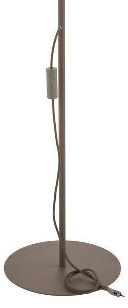 Lampa stojąca Elizabeth TK Lighting, kremowy / amber, salon / jadalnia, tkanina / materiał / jedwab, nowoczesny