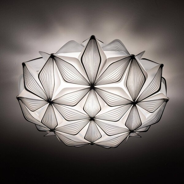 Slamp Lampa sufitowa C'EST LA VIE, możliwość ściemniania, czarny, salon / jadalnia, tworzywo sztuczne, design