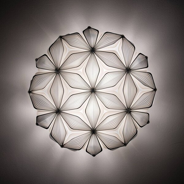 Slamp Lampa sufitowa C'EST LA VIE, możliwość ściemniania, czarny, salon / jadalnia, tworzywo sztuczne, design