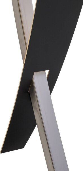 Lampa stojąca LED Marija Lucande, możliwość ściemniania, czarny, salon / jadalnia, metal, nowoczesny