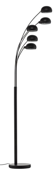 Lampa stojąca Jewa Lindby, czarny, salon / jadalnia, metal, nowoczesny