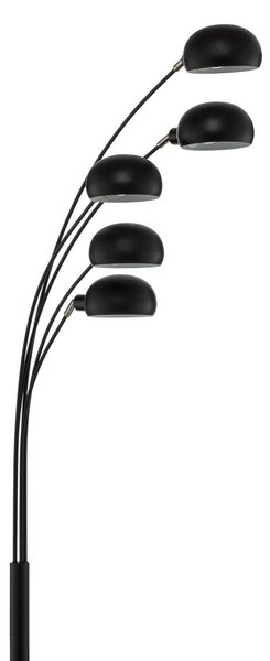 Lampa stojąca Jewa Lindby, czarny, salon / jadalnia, metal, nowoczesny