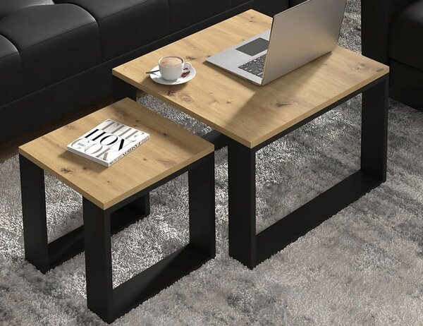 Kwadratowe stoliki kawowe 60x60 cm | Umeblowana.com