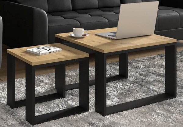 Kwadratowe stoliki kawowe 60x60 cm | Umeblowana.com