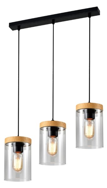 Potrójna lampa wisząca czarna - K448 K4-N37