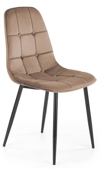 Beżowe krzesło kuchenne loft | Umeblowana.com