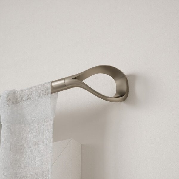 Regulowany karnisz ze stali nierdzewnej 107 - 305 cm Loop – Umbra