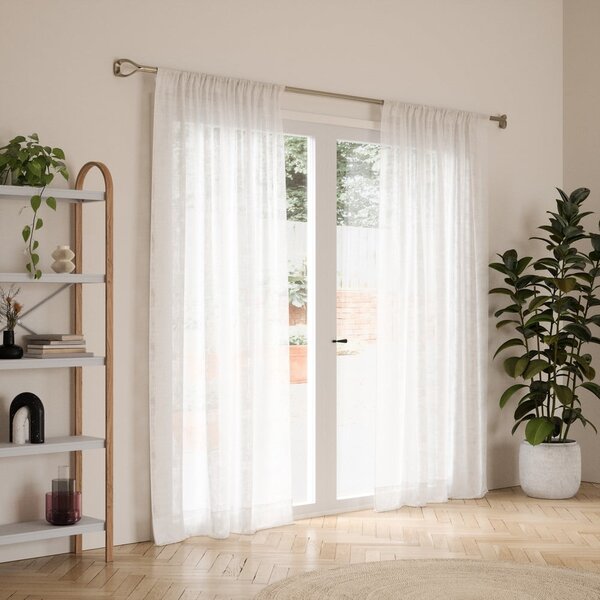 Regulowany karnisz ze stali nierdzewnej 107 - 305 cm Loop – Umbra