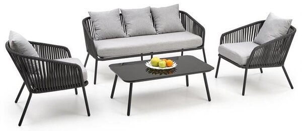 Komplet wypoczynkowy na taras aluminium | Umeblowana.com