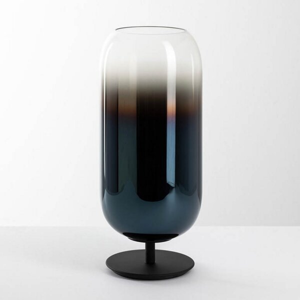 Lampa Stołowa Artemide, Gople, niebieski, salon, szkło, design