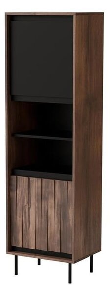 Wysoka witryna z półkami w stylu loft | Umeblowana.com