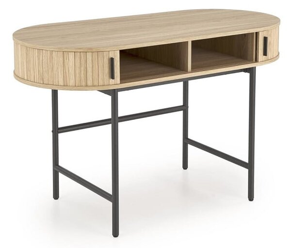 Owalne biurko sekretarzyk w stylu loft | Umeblowana.com
