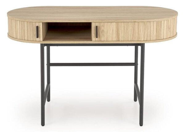 Owalne biurko sekretarzyk w stylu loft | Umeblowana.com