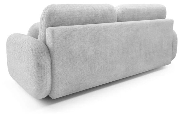 Sofa VIDI Rozkładana Dwuosobowa Szara Szenil Nowoczesna
