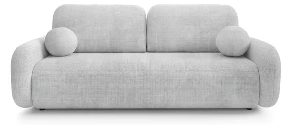 Sofa VIDI Rozkładana Dwuosobowa Szara Szenil Nowoczesna