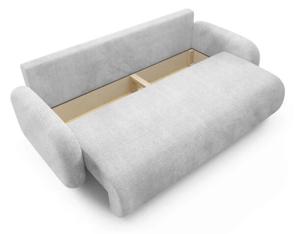 Sofa VIDI Rozkładana Dwuosobowa Szara Szenil Nowoczesna