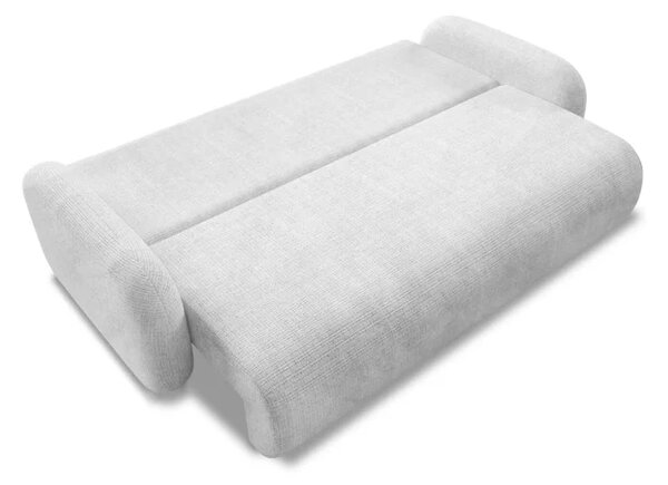 Sofa VIDI Rozkładana Dwuosobowa Szara Szenil Nowoczesna