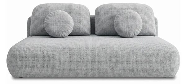 Sofa BASE Rozkładana Dwuosobowa Szara Szenil Nowoczesna