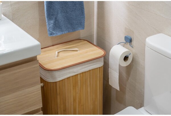 Naturalny bambusowy kosz na pranie 78 l Bamboo – Compactor