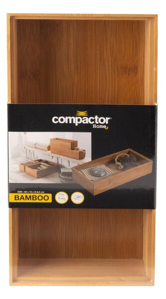 Pojemnik bambusowy Compactor, 22,5x15x6,35 cm
